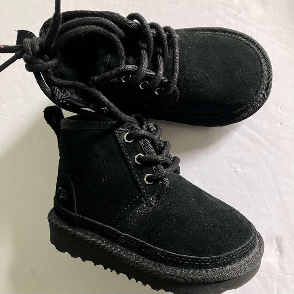 UGG Kids/Toddlers' Neumel II Boot Colour Black Size 7T (18-24 Months)